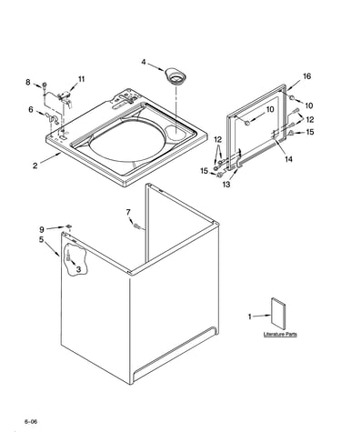 Top and cabinet parts