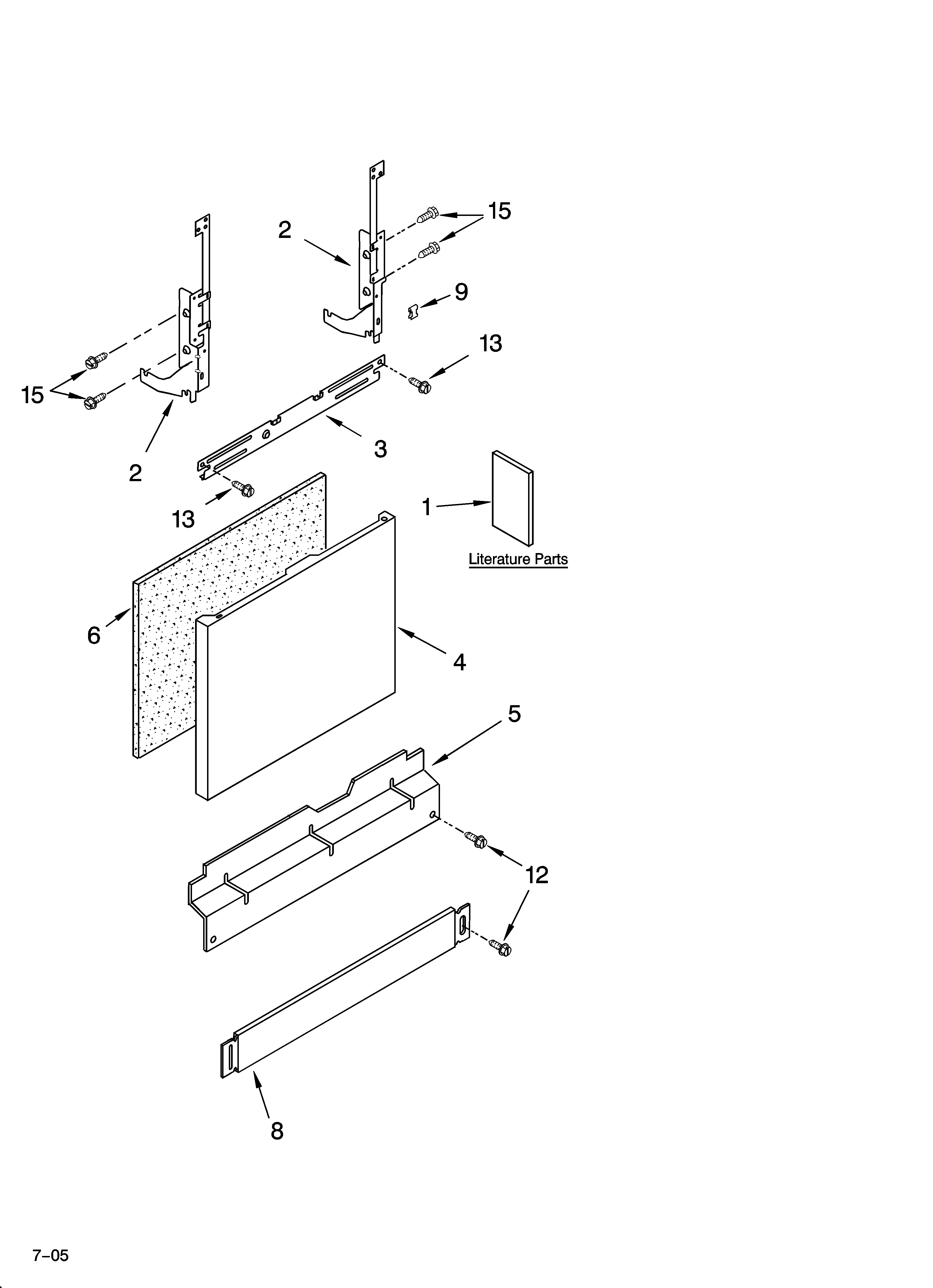 Door and panel parts