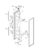 Freezer door parts