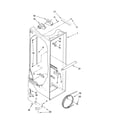 Whirlpool ED5RHAXNQ02 refrigerator liner parts diagram