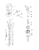 Motor and ice container parts