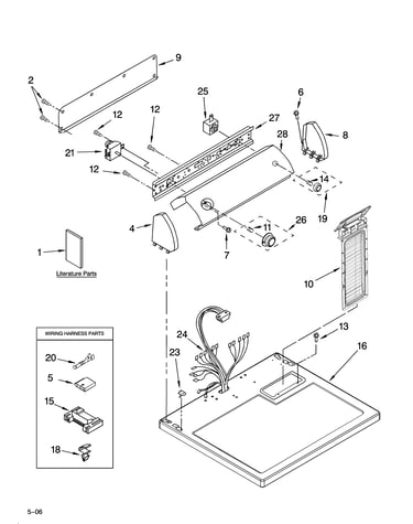Top and console parts