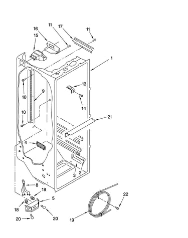 Refrigerator liner parts