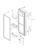 Refrigerator door parts