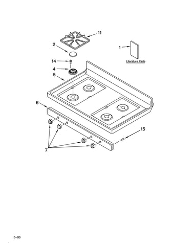 Cooktop parts