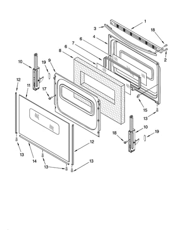 Door parts, optional parts (not included)