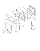 Oven door parts