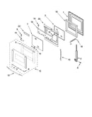 Oven door parts