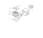 Whirlpool GBD307PRS01 internal oven parts diagram
