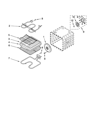 Internal oven parts