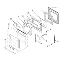 Oven door parts