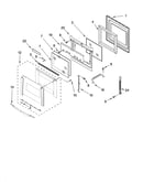 Oven door parts