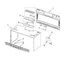 Cabinet and installation parts