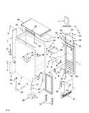 Cabinet liner and door parts