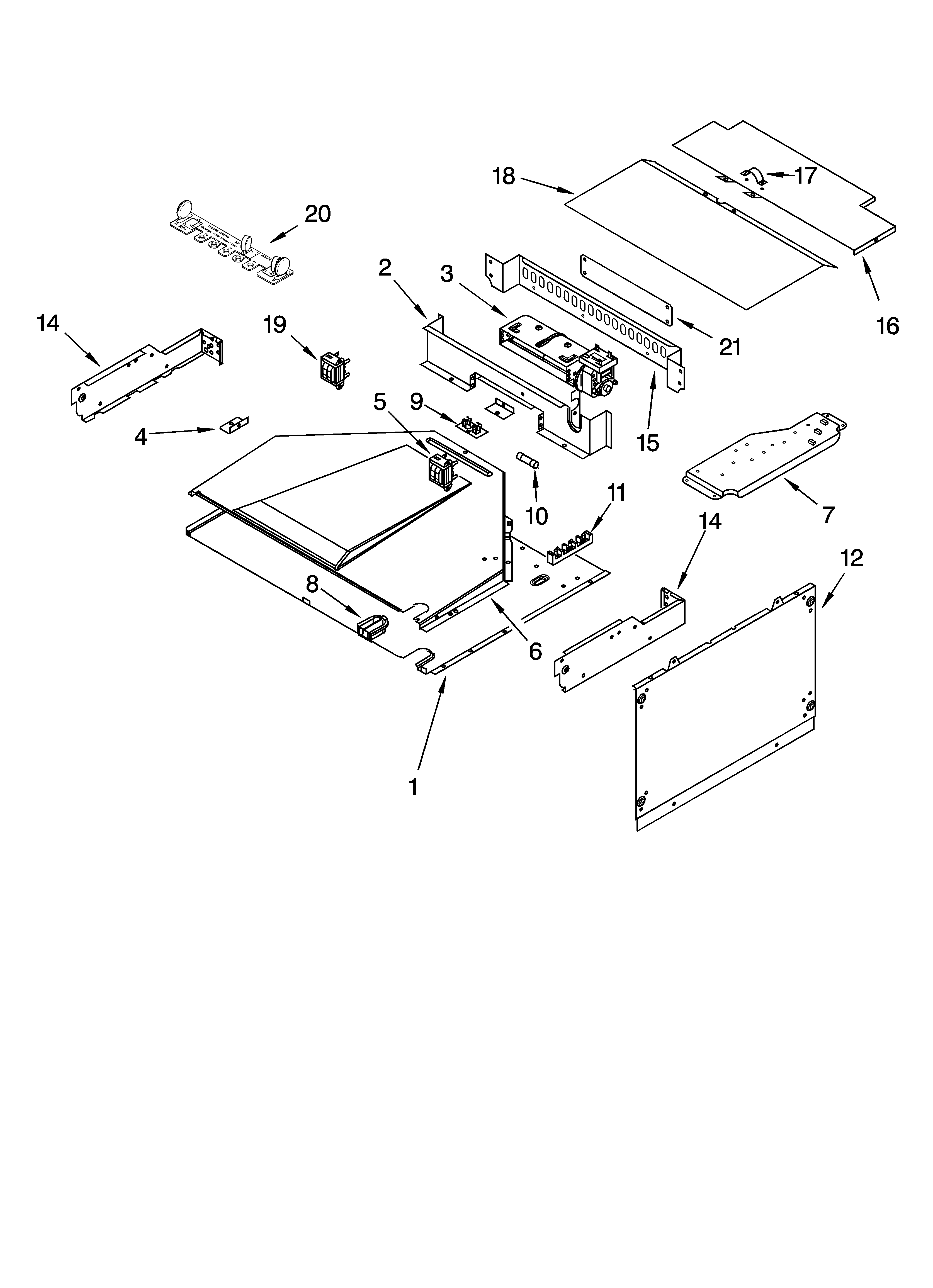 Top venting parts, optional parts