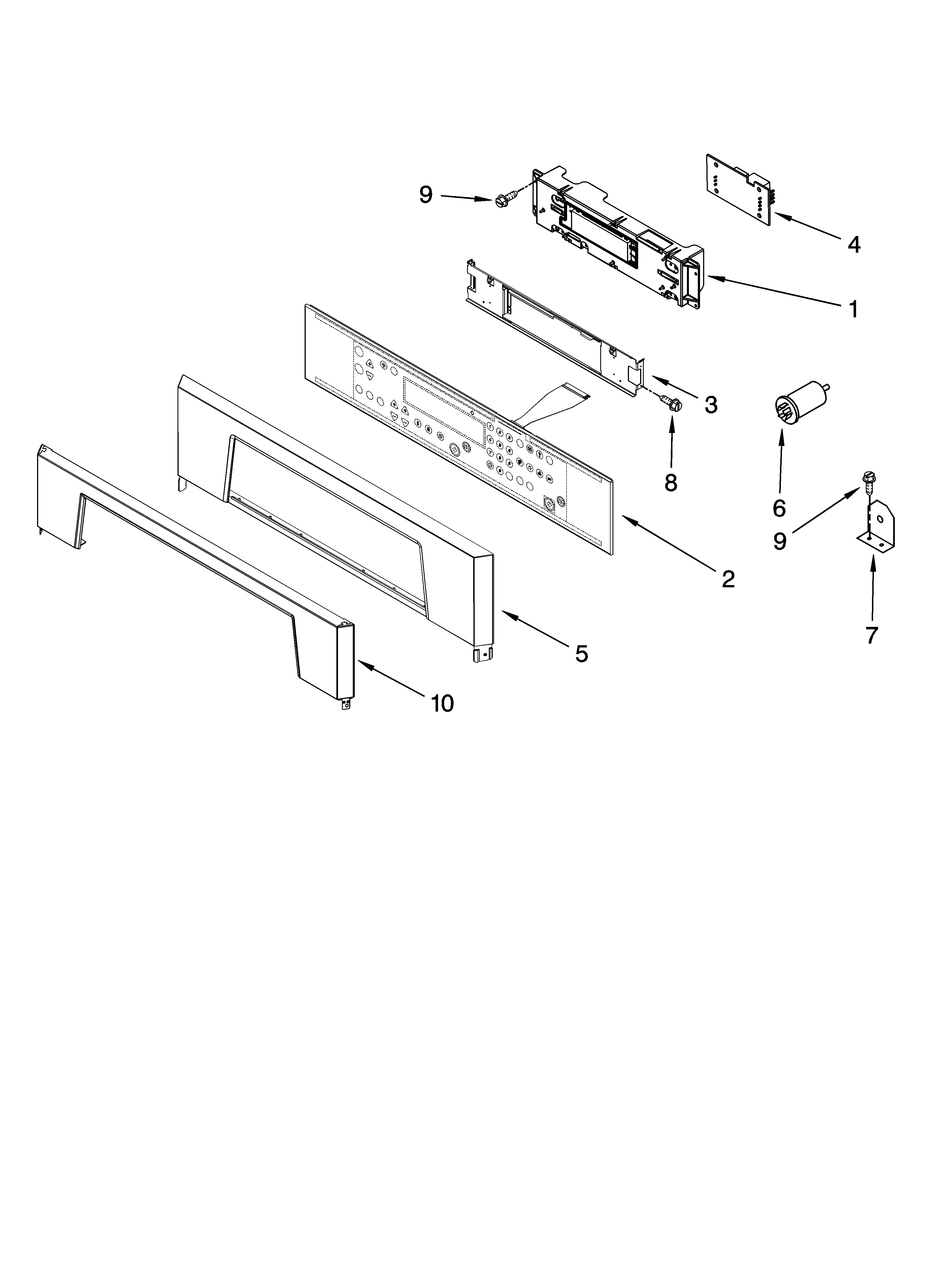 Control panel parts