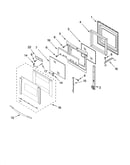 Oven door parts