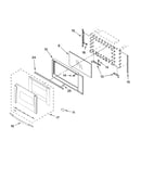 Microwave door parts