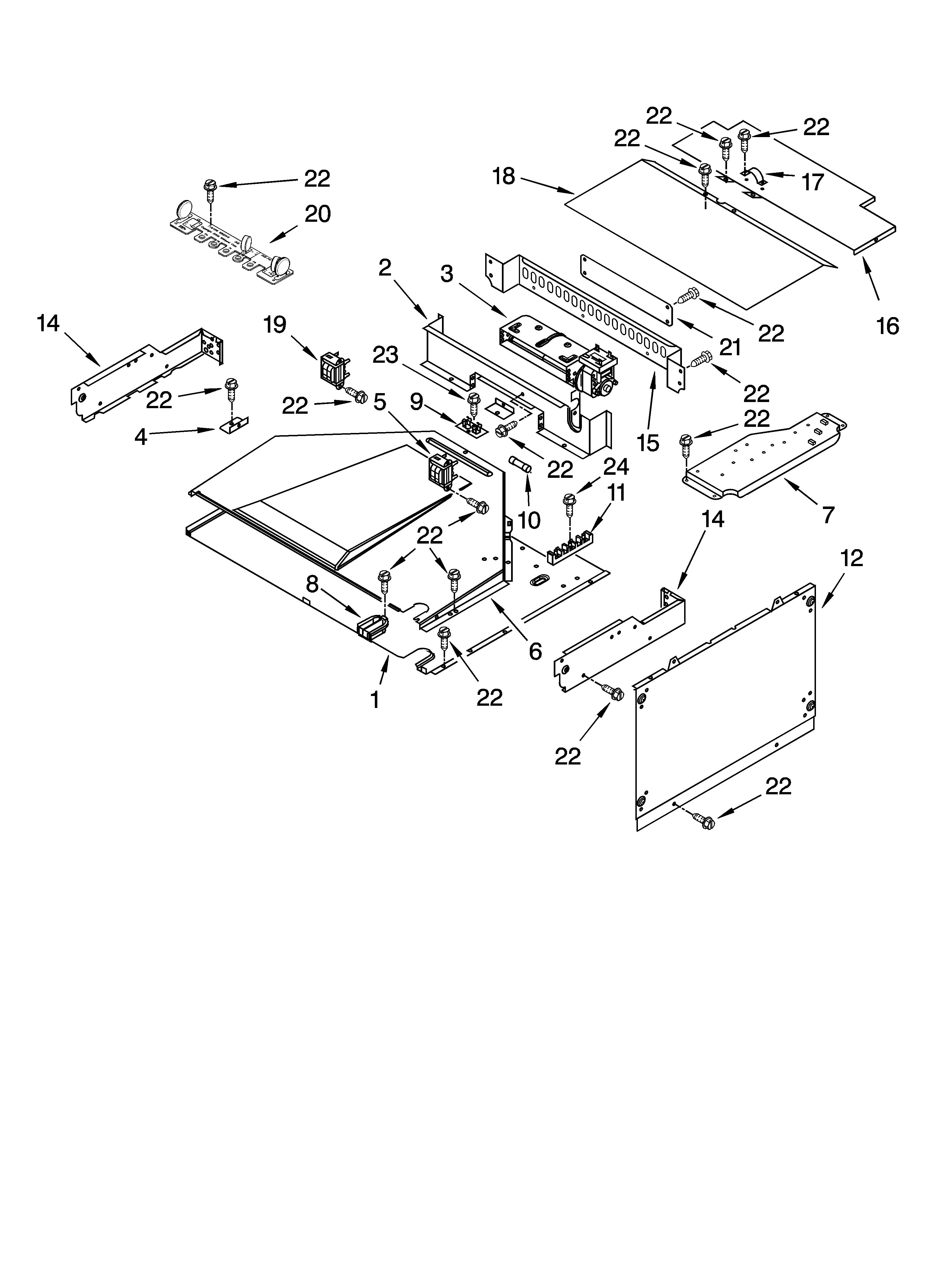 Top venting parts, optional parts