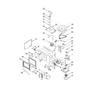 Whirlpool GMC305PRQ00 cabinet and stirrer parts diagram