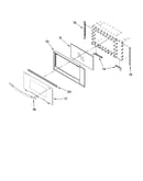 Microwave door parts