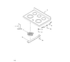 Whirlpool GR563LXST1 cooktop parts diagram