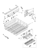 Upper rack and track parts