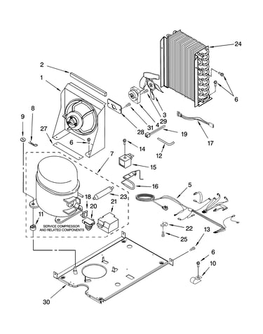 Unit parts, optional parts