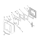 Oven door parts