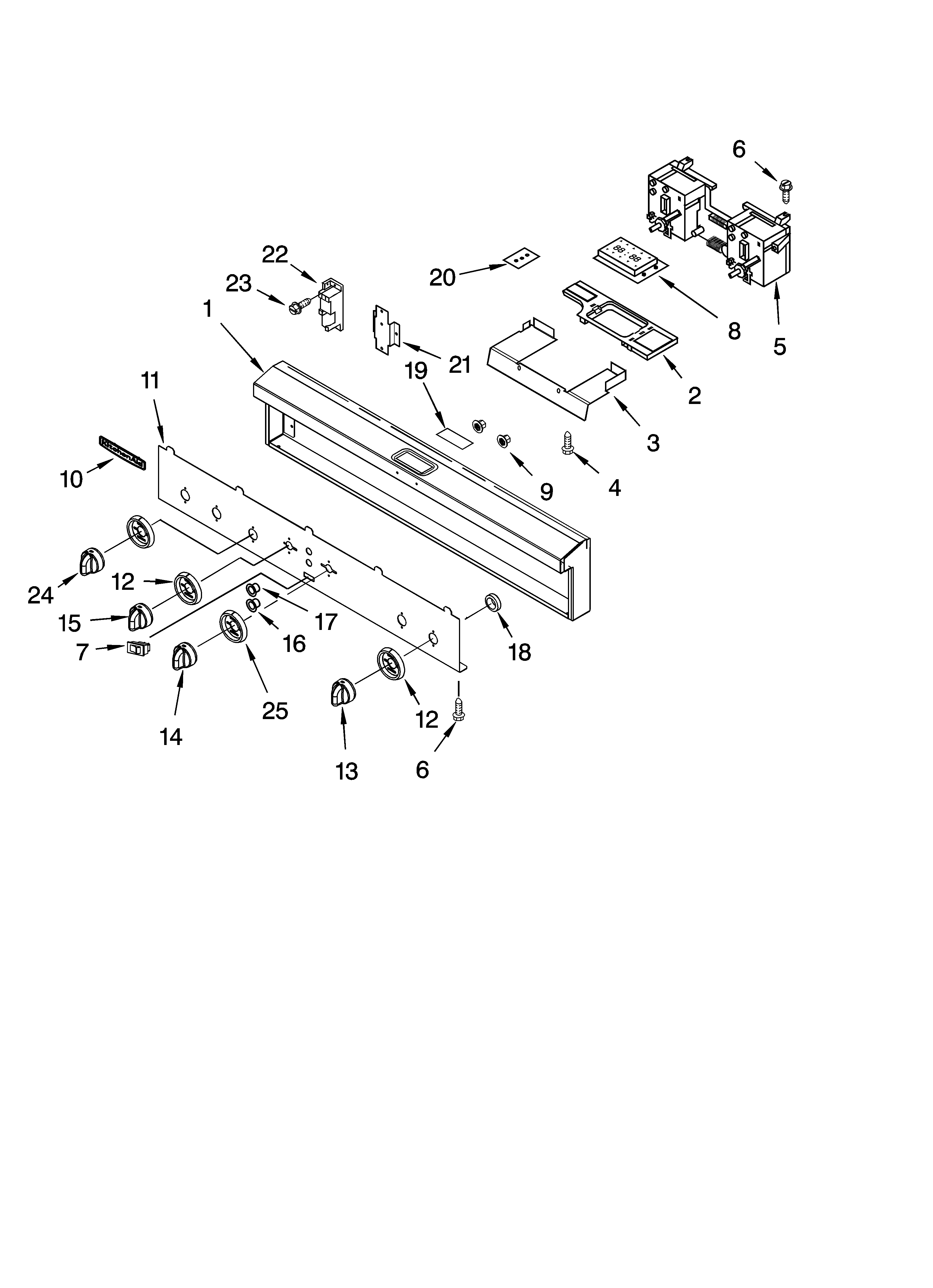 CONTROL PANEL PARTS