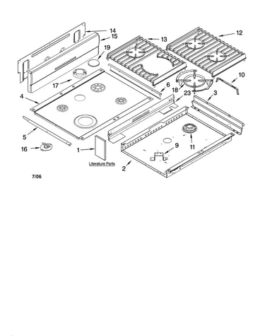 Cooktop parts