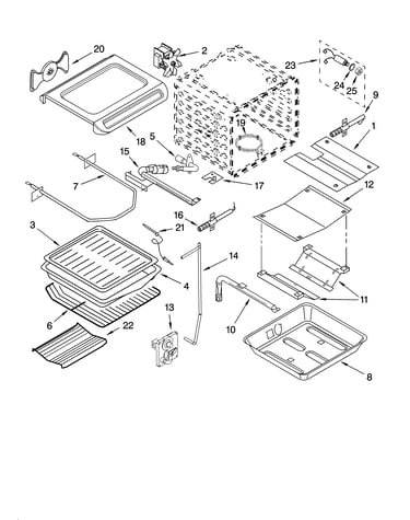Internal oven parts