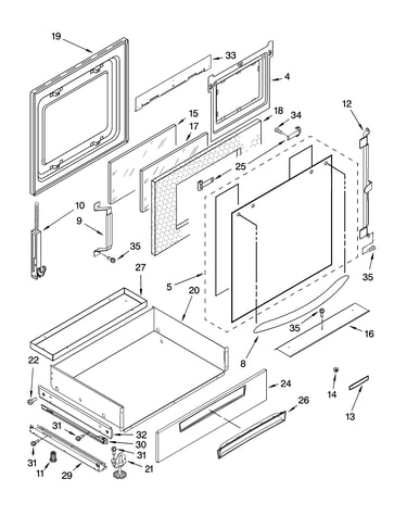 Door and drawer parts
