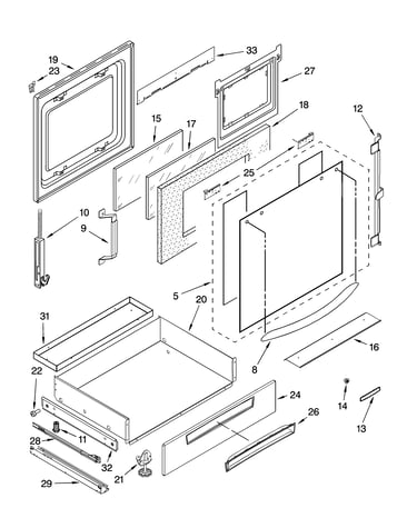 Door and drawer parts
