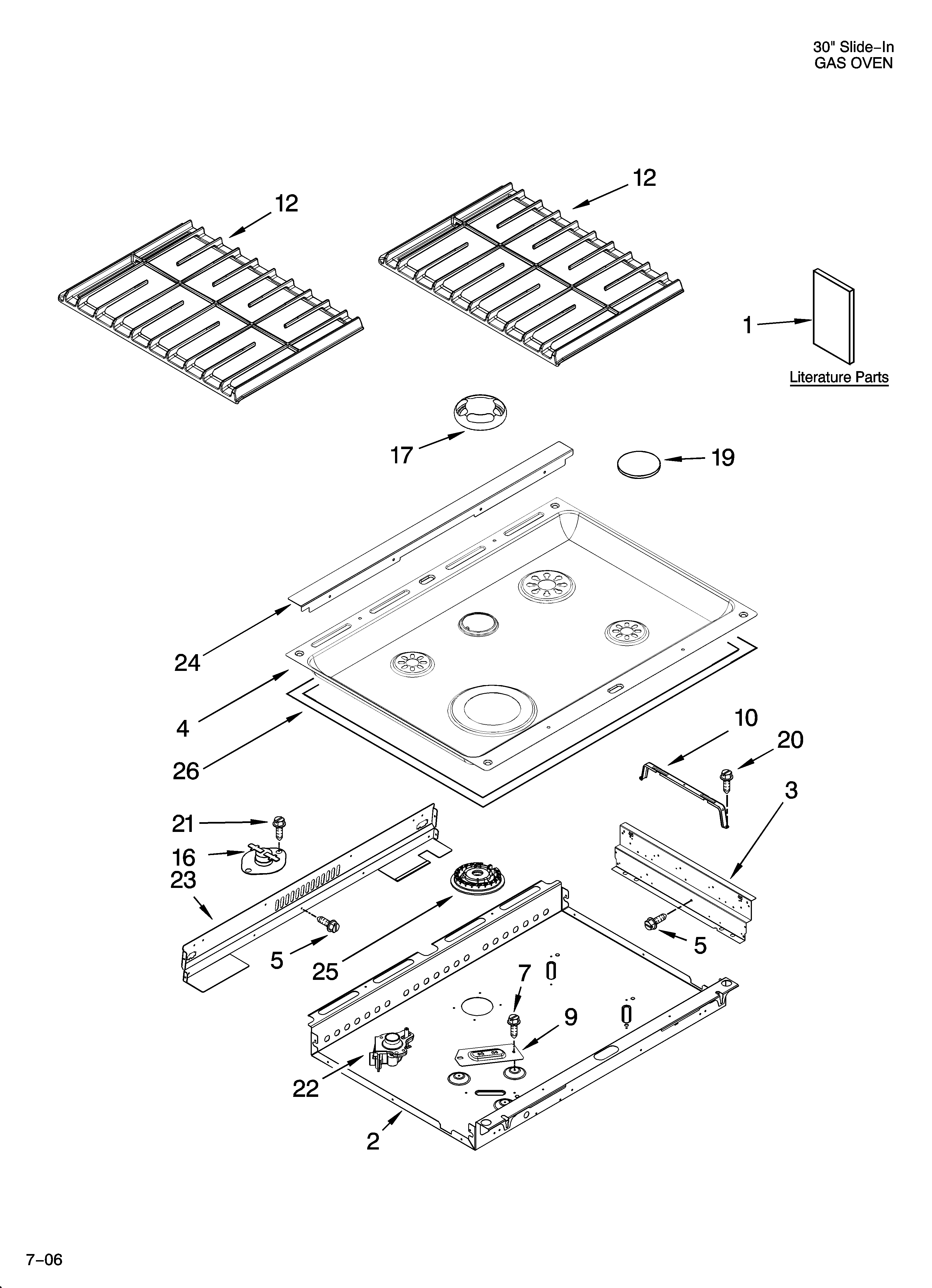 Cooktop parts