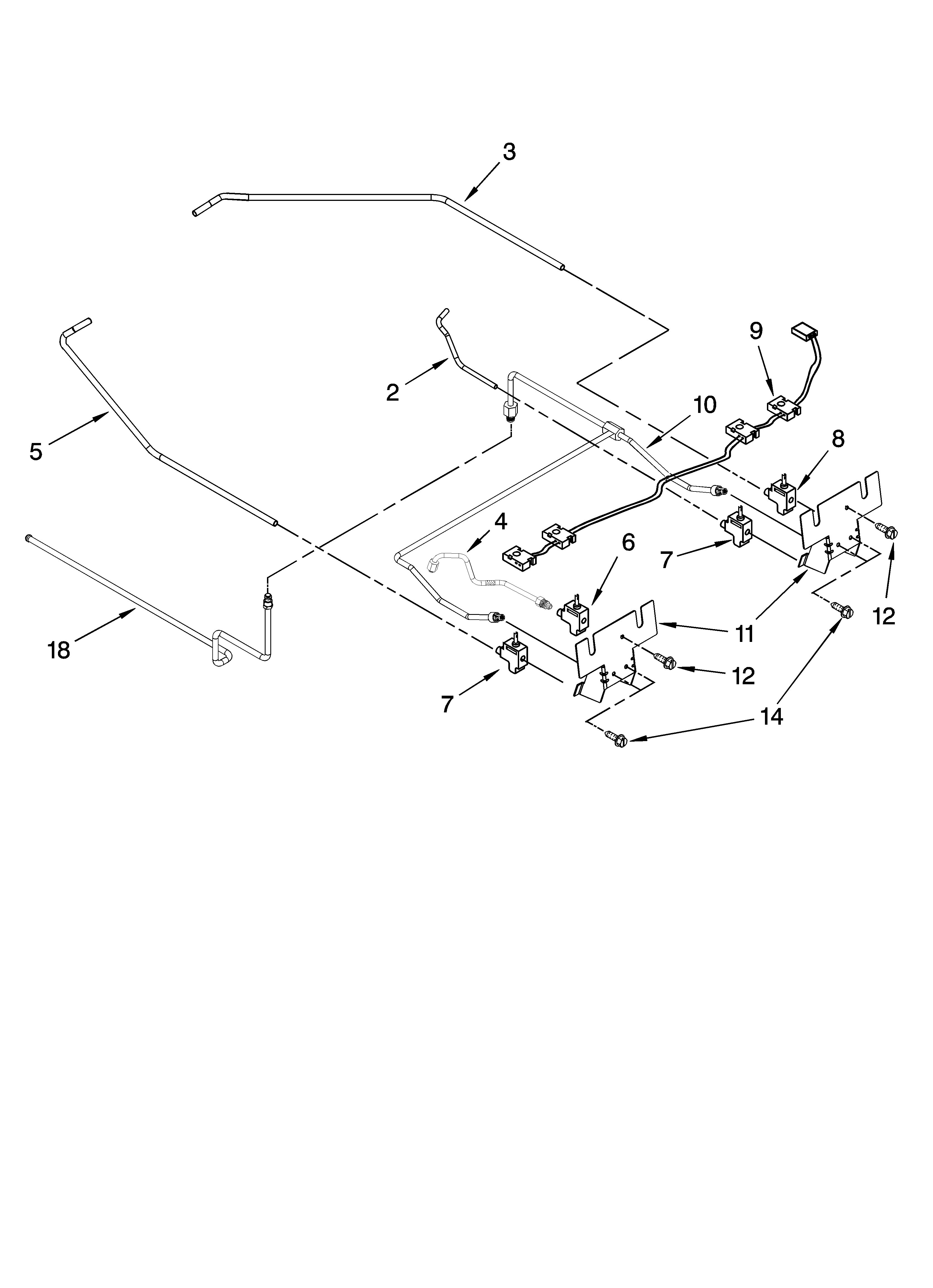 Cooktop burner parts