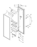 Refrigerator door parts