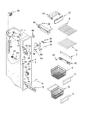 Freezer liner parts