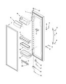 Refrigerator door parts