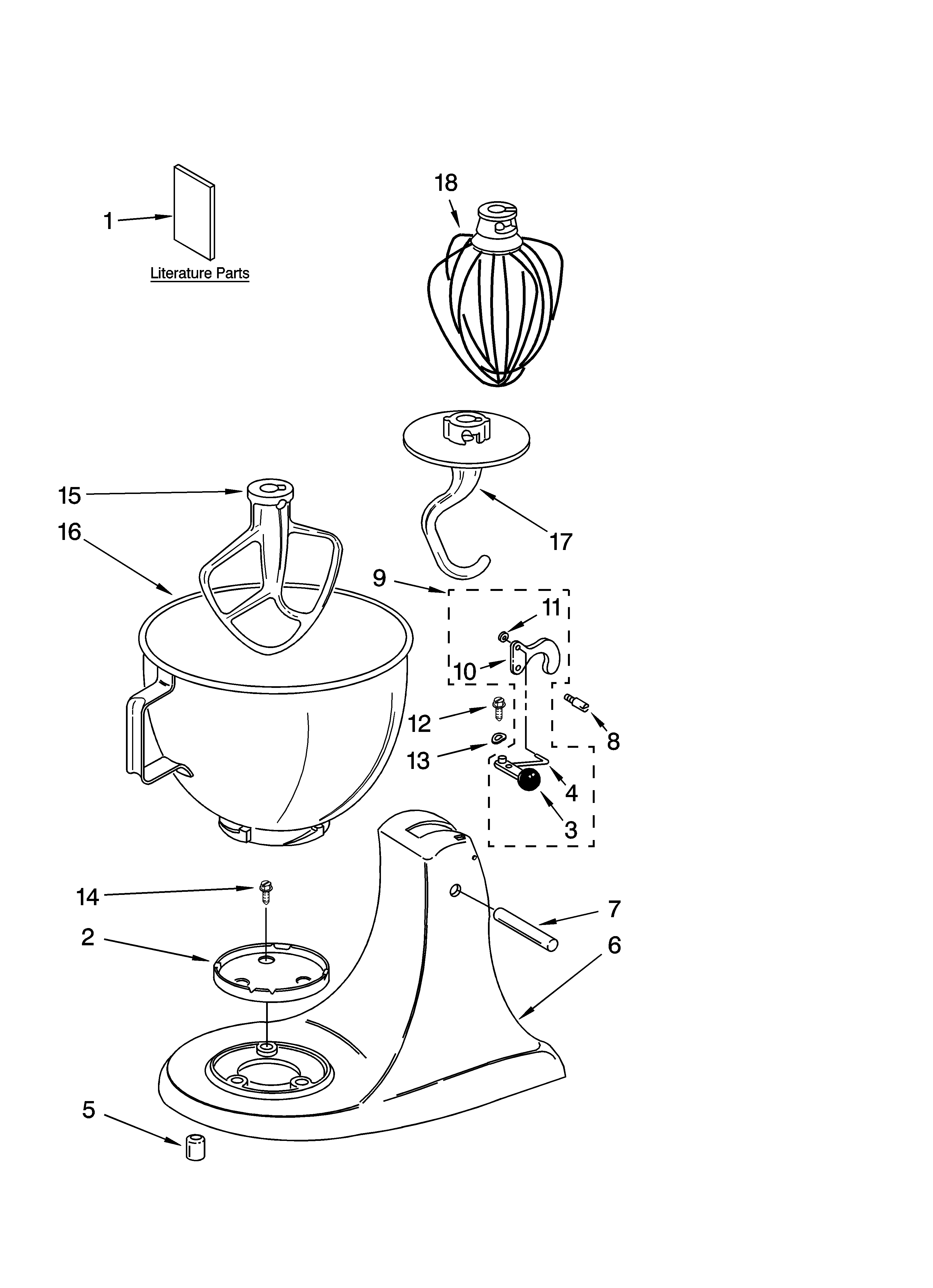 Base and pedestal unit, optional parts