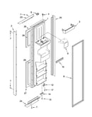 Freezer door parts