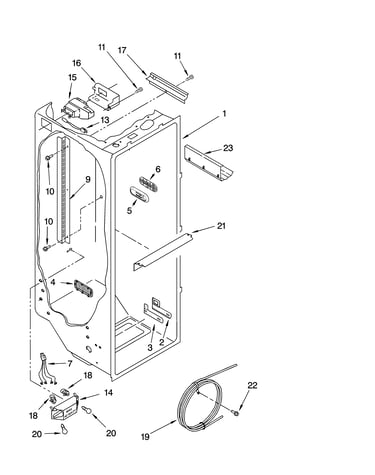 Refrigerator liner parts