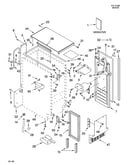 Cabinet liner and door parts