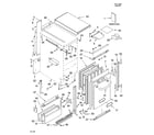 KitchenAid KUIV18NNMM4 cabinet liner and door parts diagram