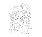 KitchenAid KUIV18NNMS4 evaporator, ice cutter grid and water parts diagram