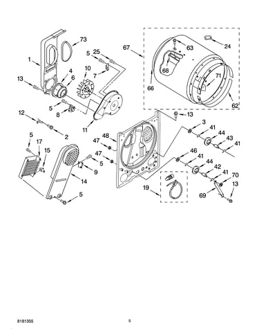 Bulkhead parts, optional parts (not included)