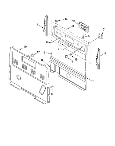Control panel parts