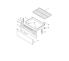 Whirlpool RF367LXSQ0 drawer & broiler parts diagram