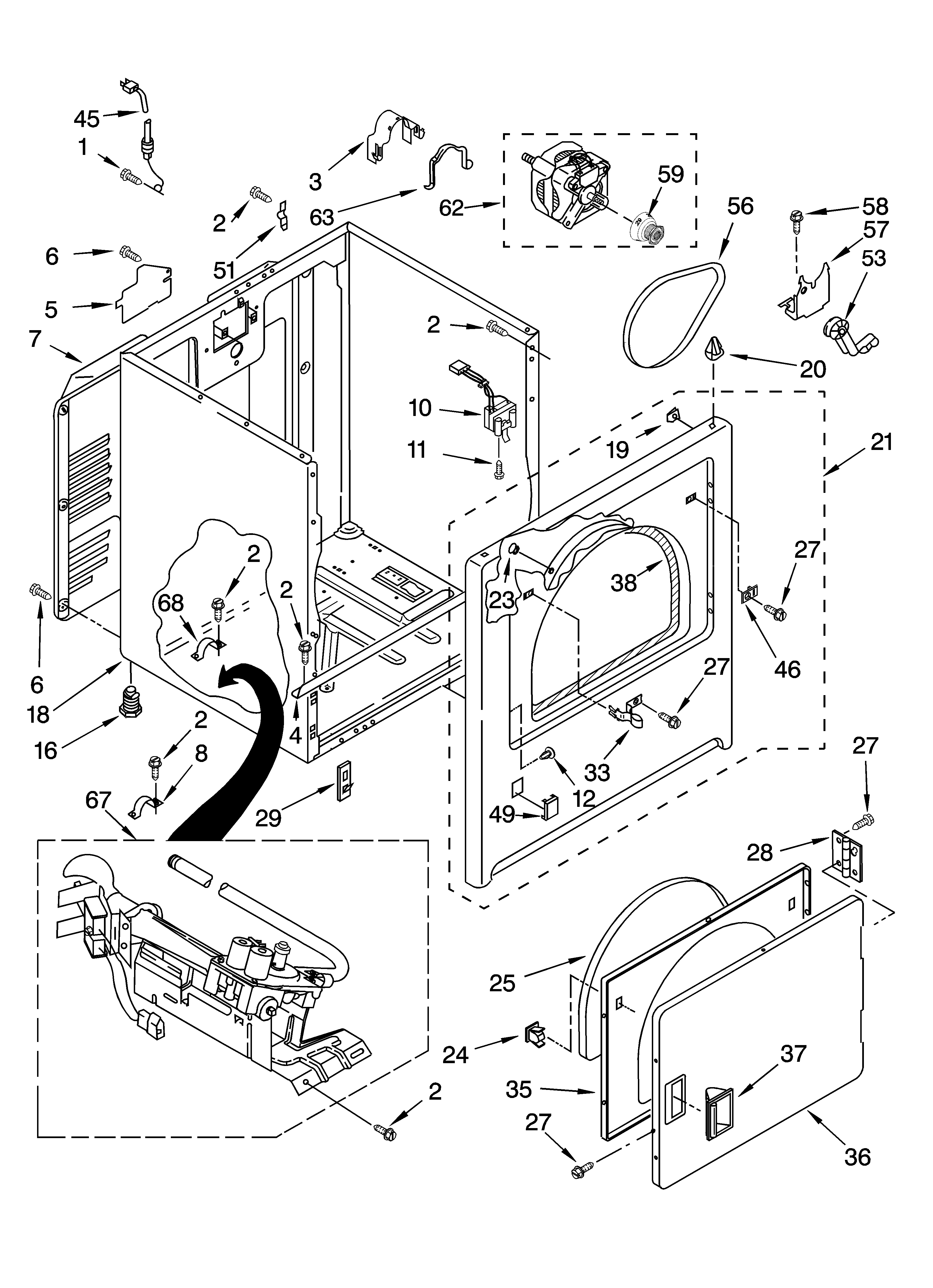 Cabinet parts