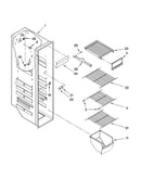 Freezer liner parts